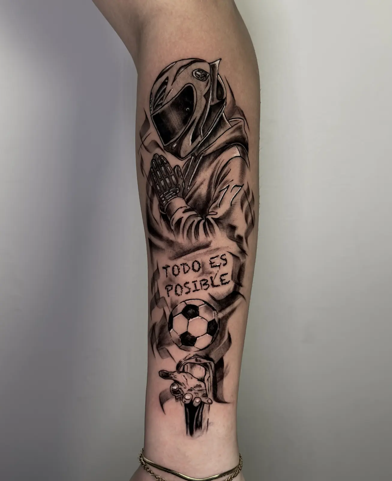 Blackwork tattoo work