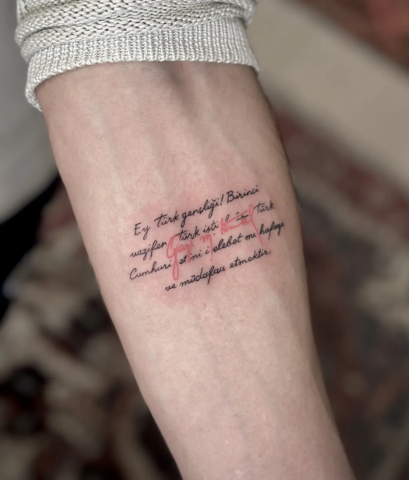Özgün Dövme Çalışması — Blackwork