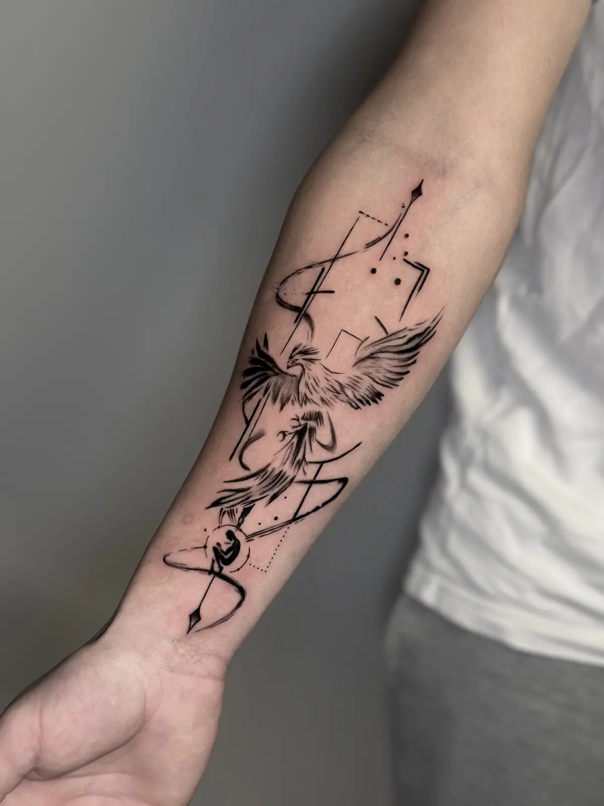 Özgün Dövme Çalışması — Fine Line
